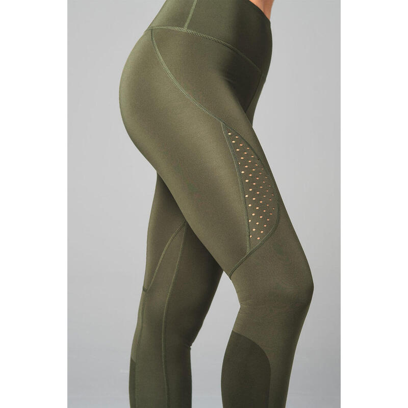 Legginsy sportowe damskie STRONG ID Performance z wysokim stanem