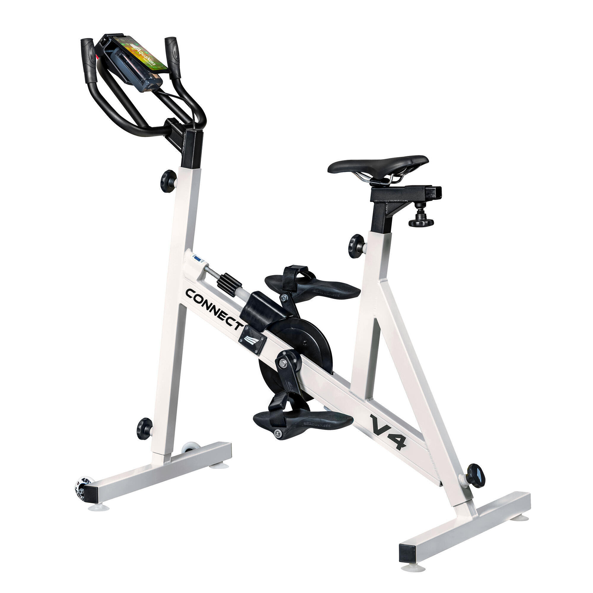 Aquaness - Aquaness V4 Connect - Vélo De Piscine - Aquabike - Blanc - Taille Unique - Decathlon