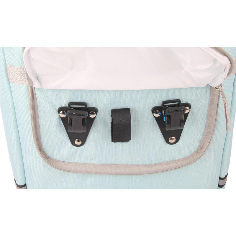 Sac isotherme porte bagage 16L Bleu/Gris - Vélo électrique, VTT, VTC - HAPO-G