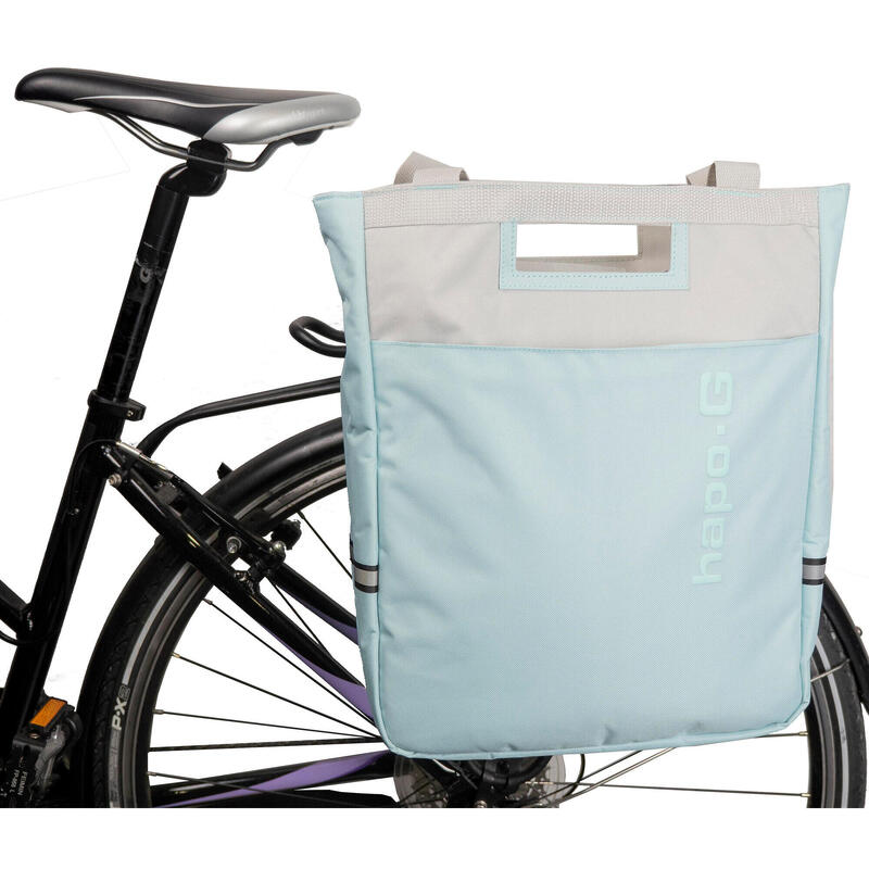 Sac isotherme porte bagage 14L Bleu/Gris - Vélo électrique, VTT, VTC - HAPO-G