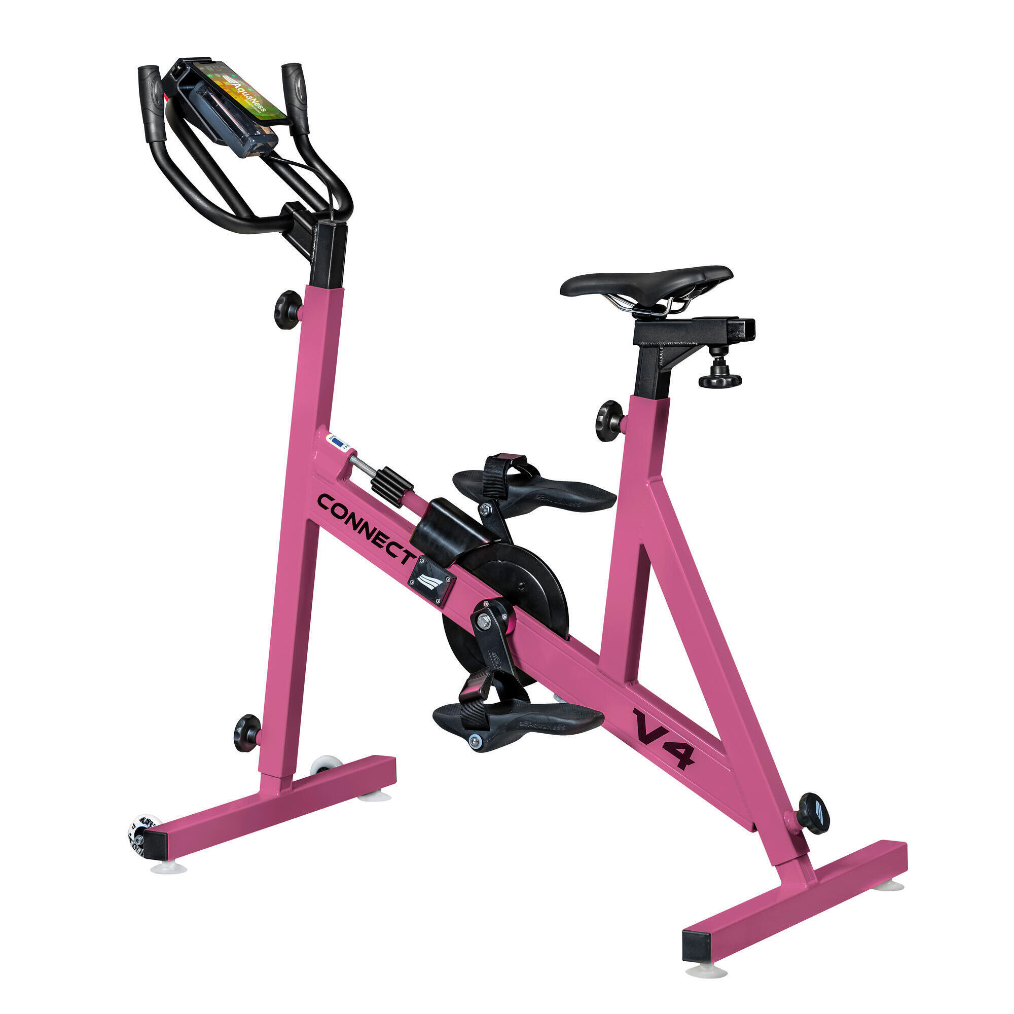 Aquaness - Aquaness V4 Connect - Vélo De Piscine - Aquabike - Rose - Taille Unique - Decathlon