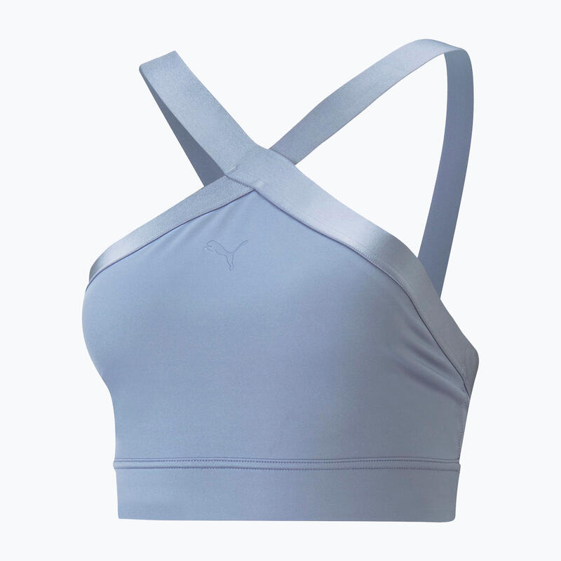 Bustieră Fitness Flawless Sculpt Mid-Impact Longline Albastru