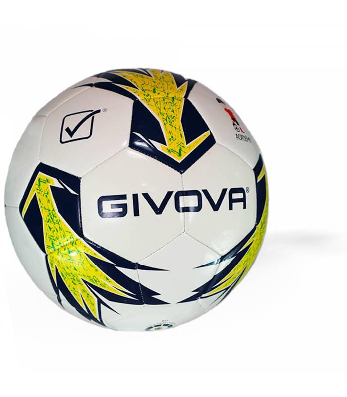 PALLONE da calcio givova giallo/blu 2/3