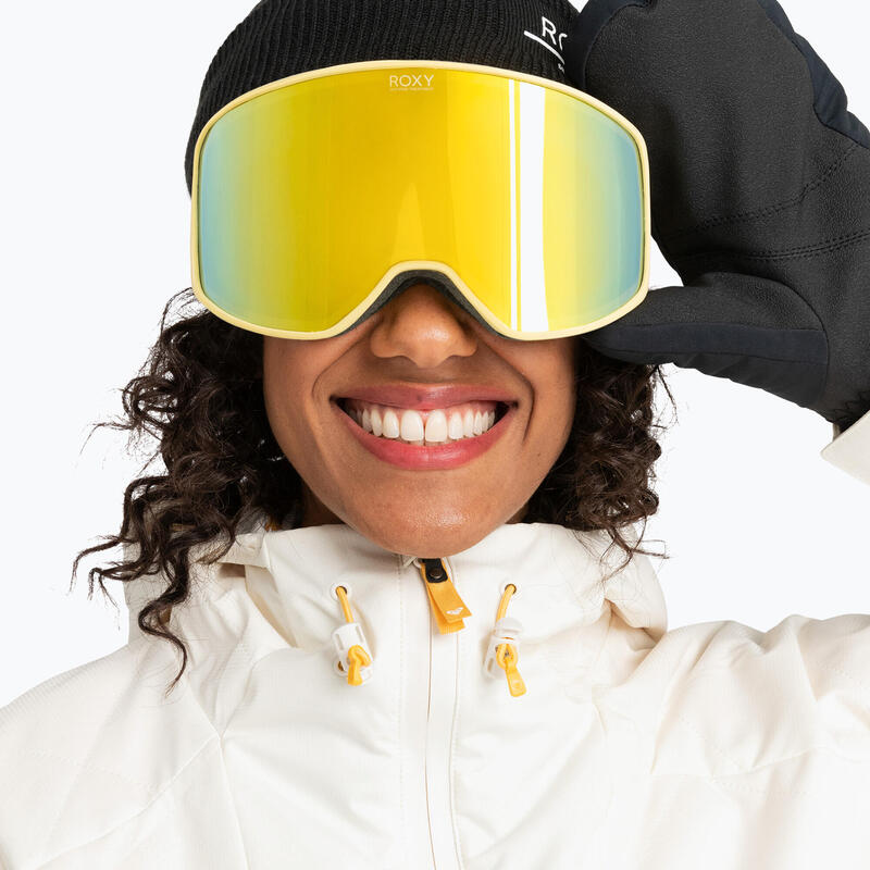 Gogle snowboardowe damskie ROXY Storm Women sunset gold/gold ml OS