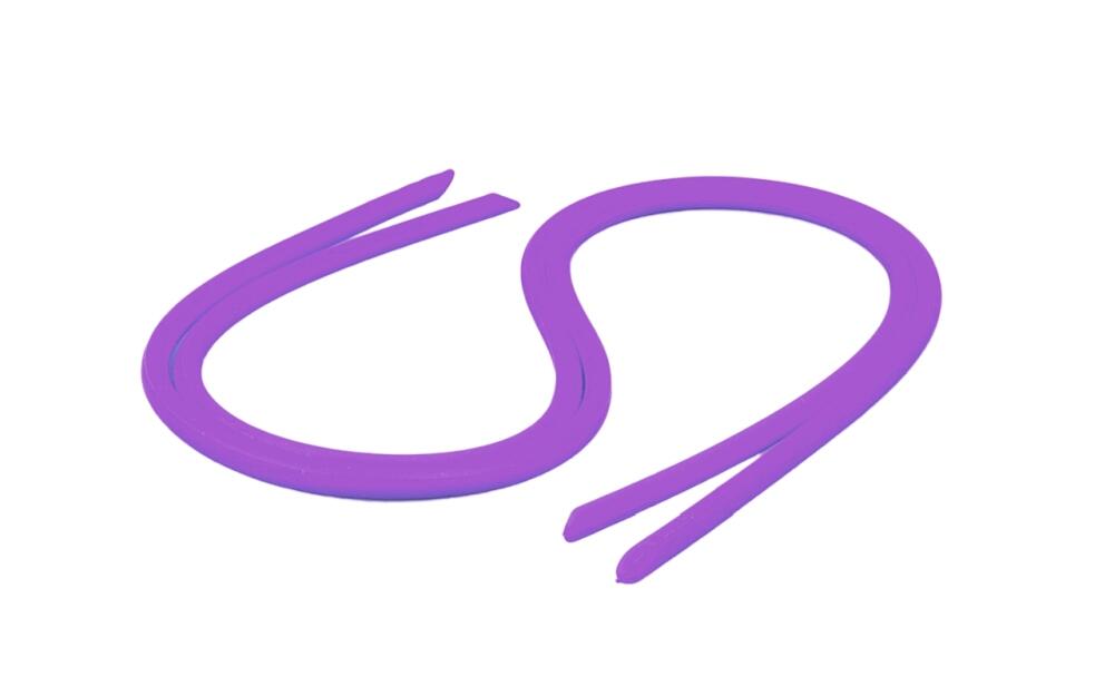 AQUA-SPORT GUMKA DO WIOSEŁEK 2x60cm PURPLE AS32016 3/4
