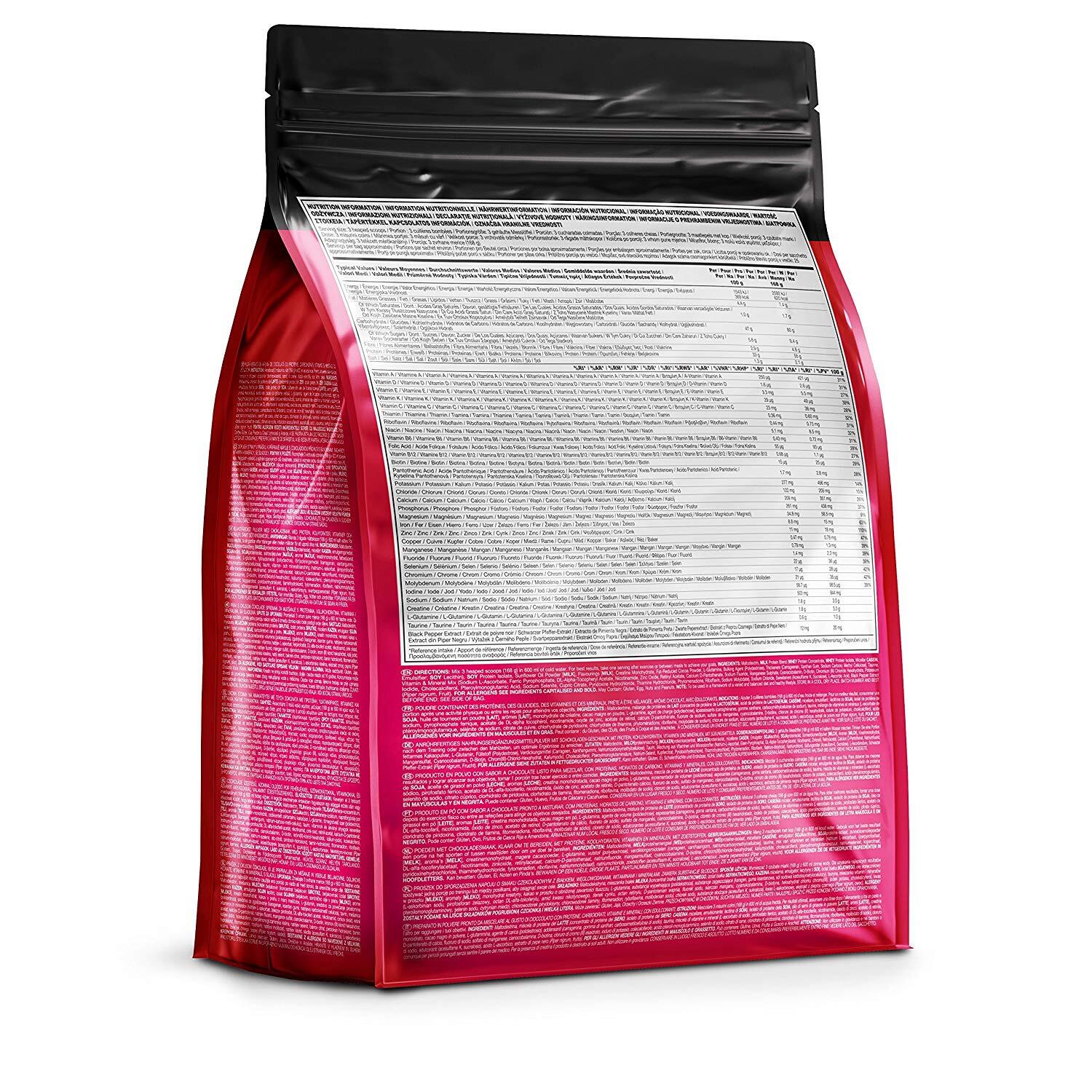 Stijgers - True-mass-all-in-one Gainer (4,2kg) - Aardbei 2/5