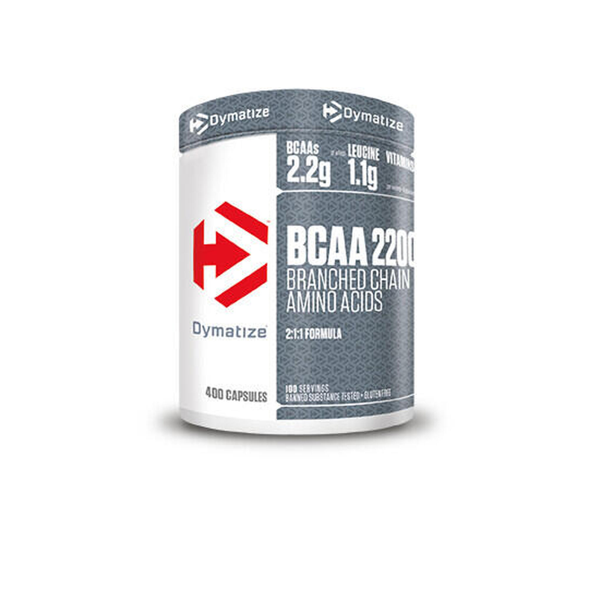 Aminokwasy DYMATIZE BCAA 2:1:1 2200mg - 400caps. Duże Opakowanie