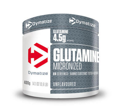 Glutamine gemicroniseerd 400g dymatize