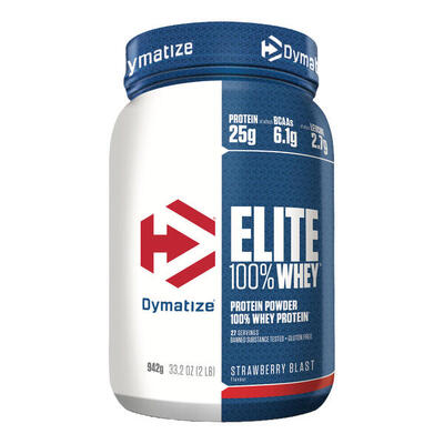 Whey Elite Whey Protein Dymatize barattolo polvere senza zucchero