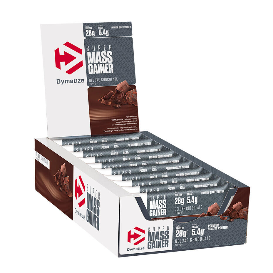 Dymatize Super Mass Gainer Bar (10x90g) Deluxe Chocolate - Batony