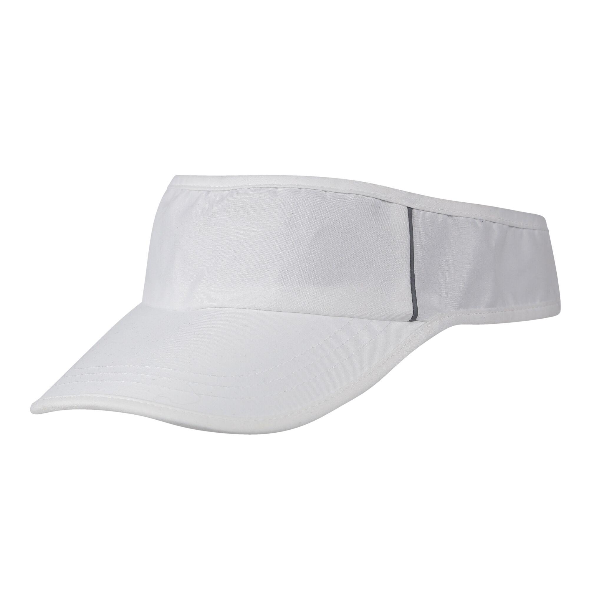 Visor Adults' Unisex Fitness Headband - White 1/1