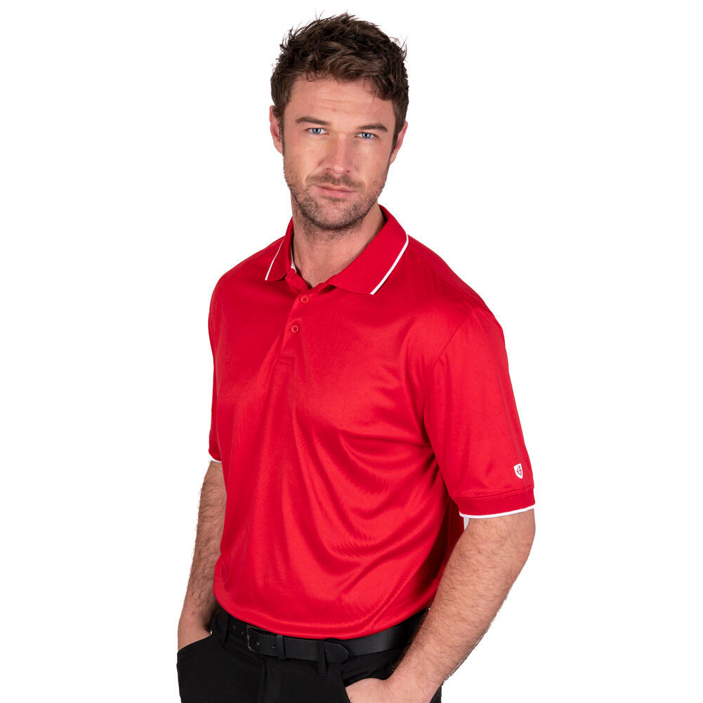 Mens Performance Quick Dry Golf Polo Shirt 2/6