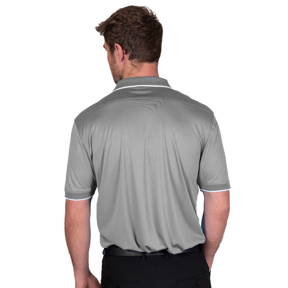 Mens Performance Quick Dry Golf Polo Shirt 3/4