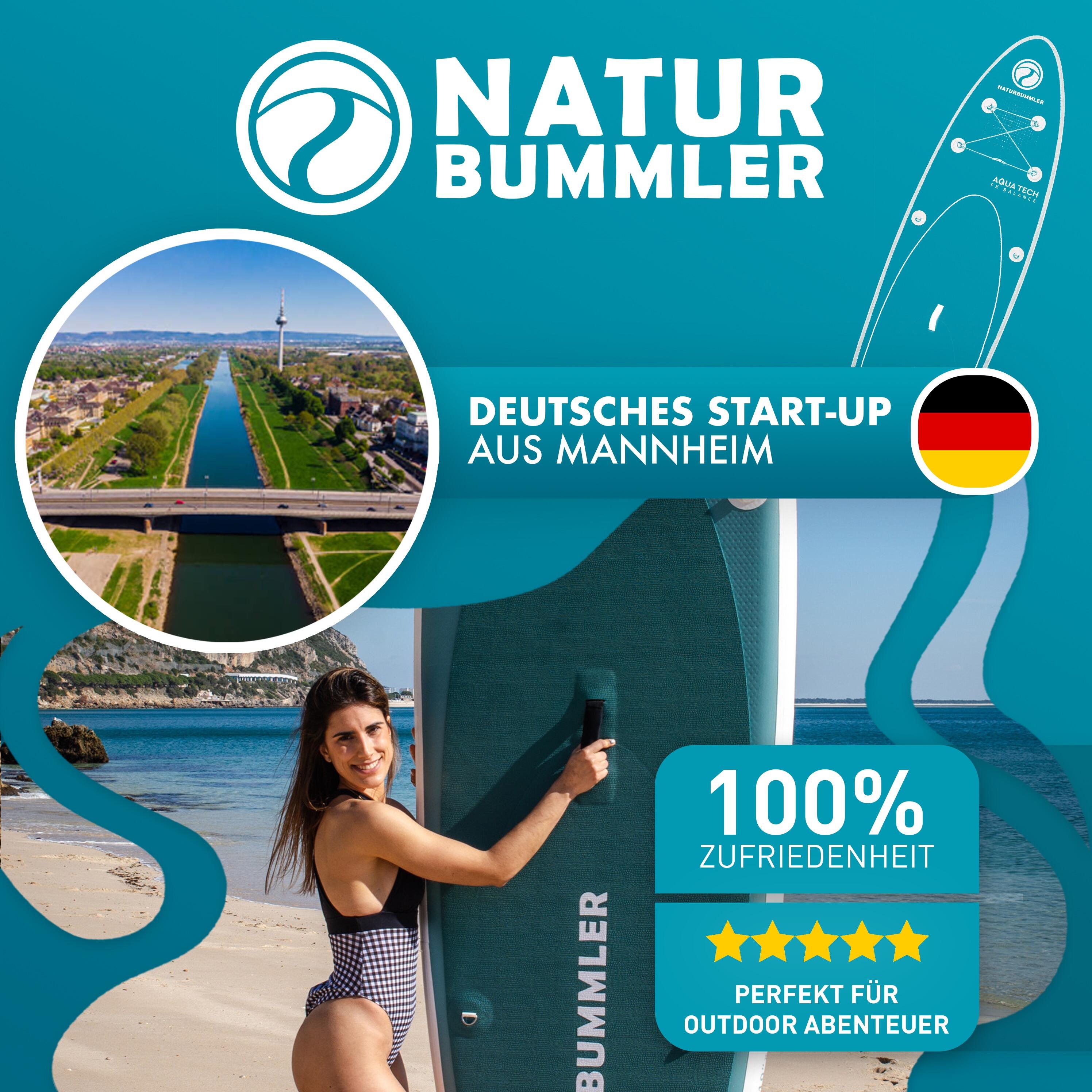 SUP Stand Up Paddle Board Set aufblasbar inkl. Paddel & Pumpe 330cm 6/8