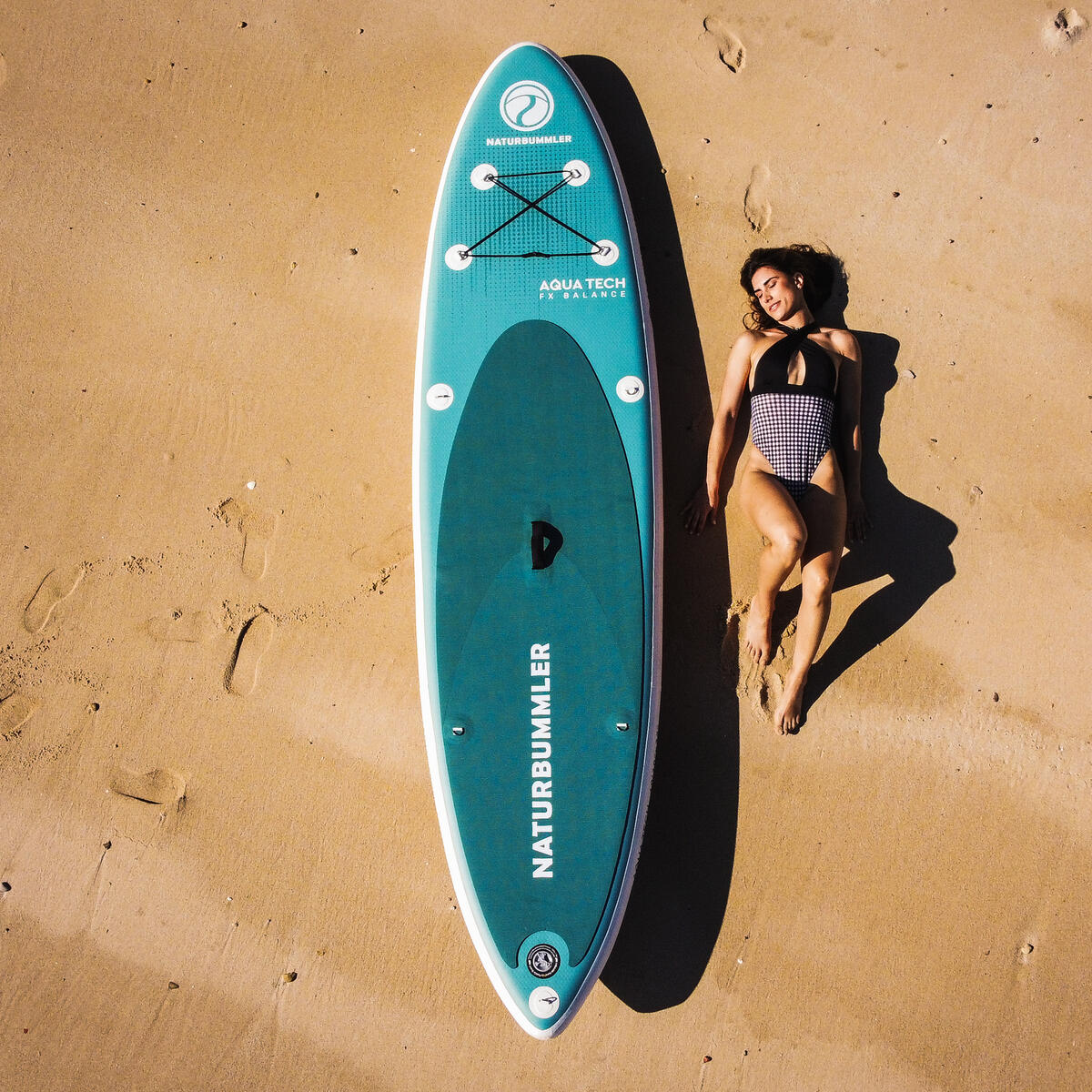 SUP Stand Up Paddle Board Set aufblasbar inkl. Paddel & Pumpe 330cm 7/8