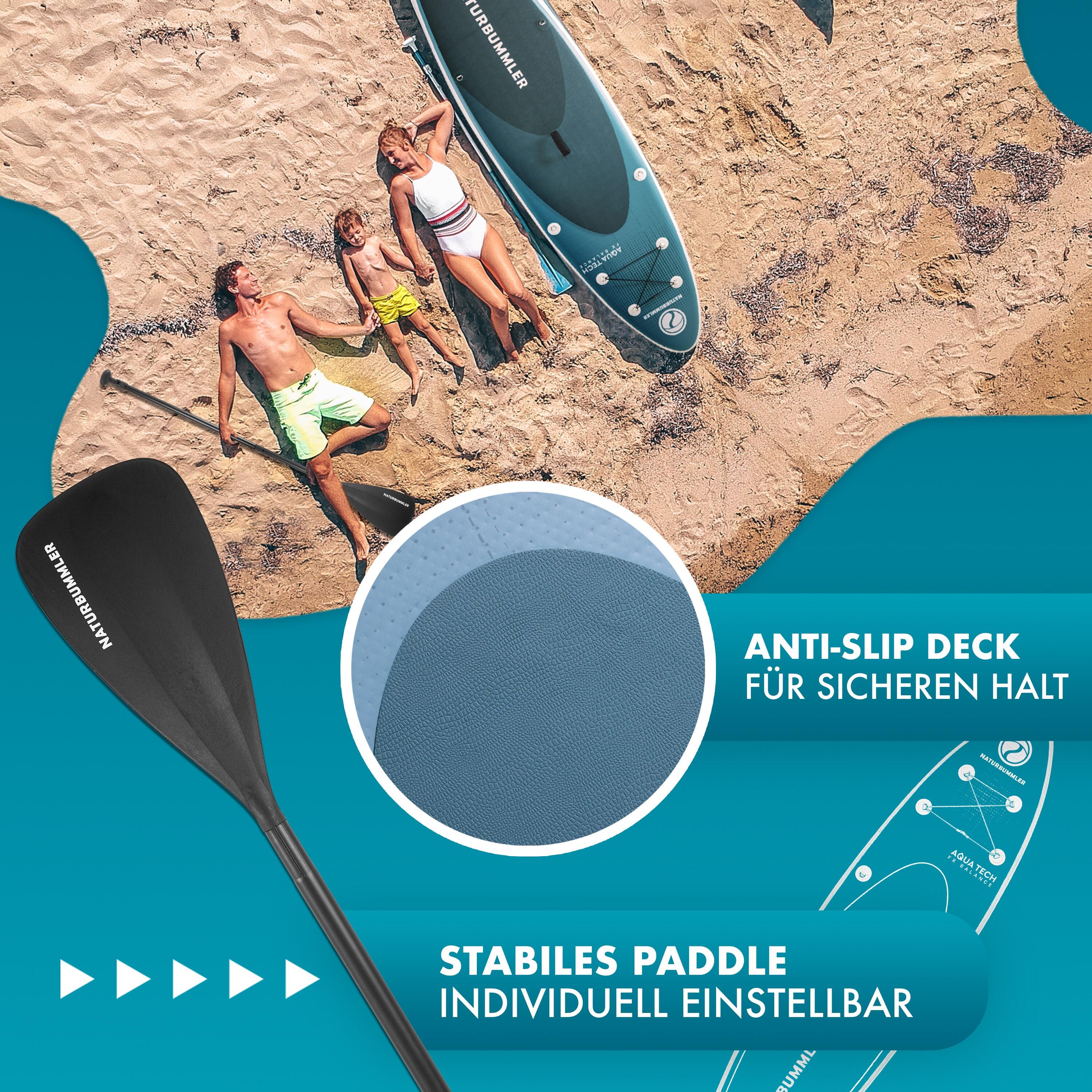 SUP Stand Up Paddle Board Set aufblasbar inkl. Paddel & Pumpe 330cm 5/8