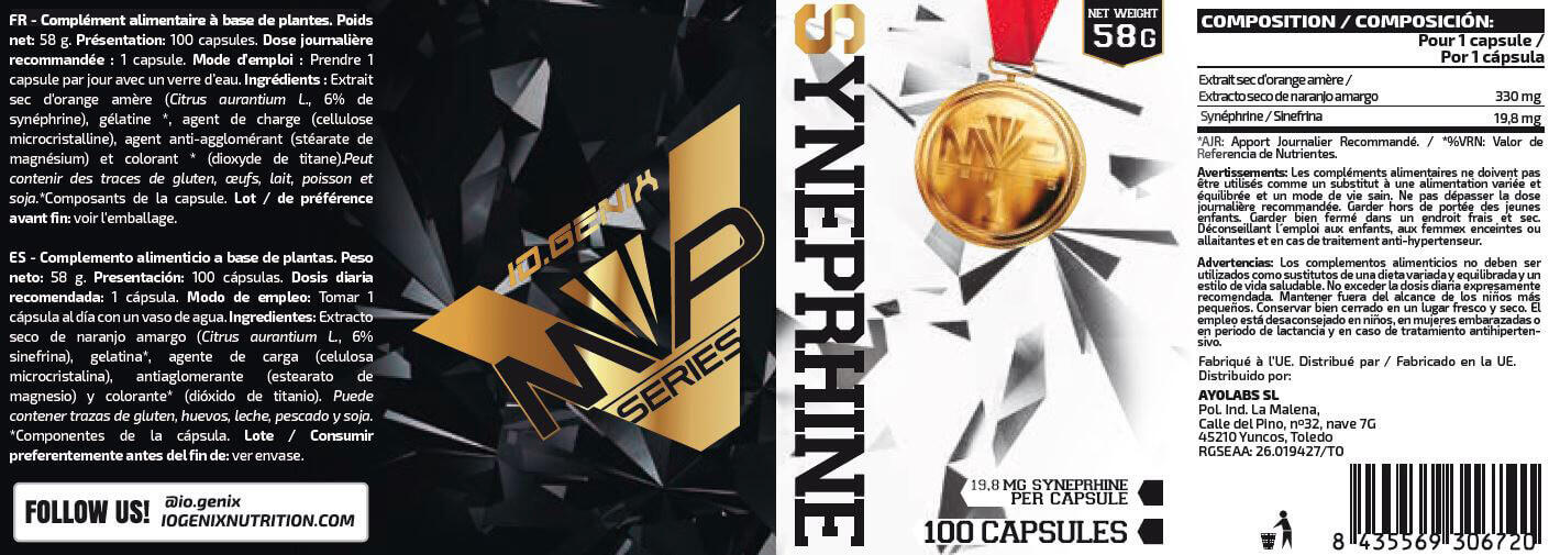 Syneprhine - 100 capsules de IO.Genix 2/3