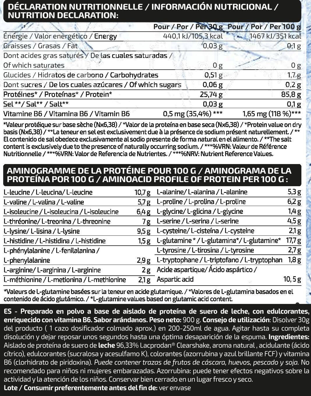 Iso zero clear - 900g Myrtille de IO.Genix 2/3