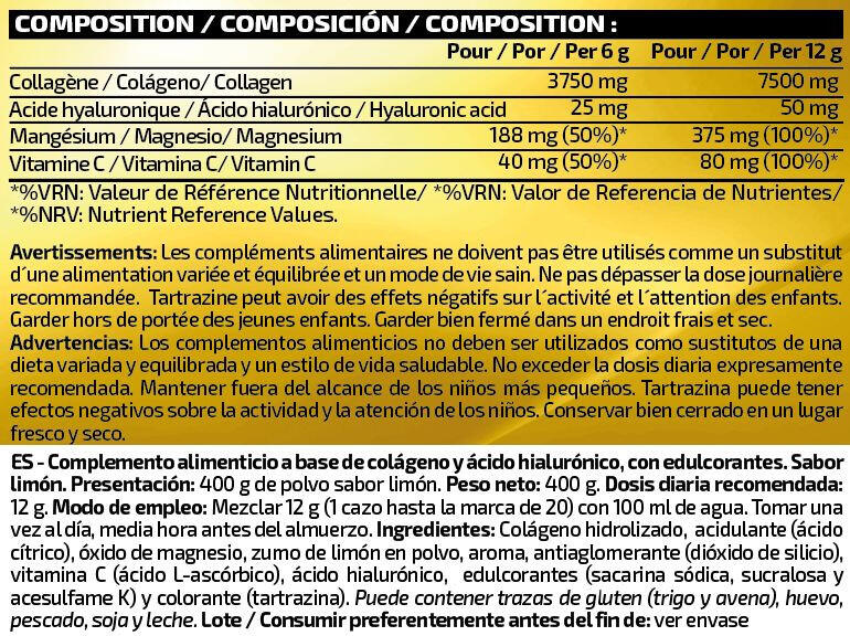 Collagene - 400 g Limone IO.Genix 2/3
