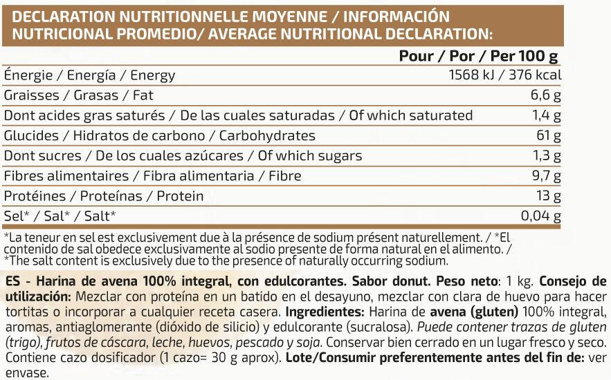 Farine d´Avoine - 1 kg Beignets américains de IO.Genix 2/3