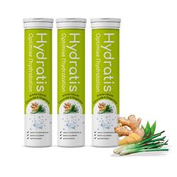 COFFRET 3x TUBES de CITRONNELLE-GINGEMBRE, boisson hydratation