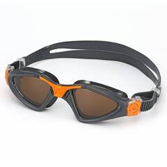 AQUASPHERE Lunettes de Natation - Polarisé Marron - Kayenne Pro - Blanc/Gris