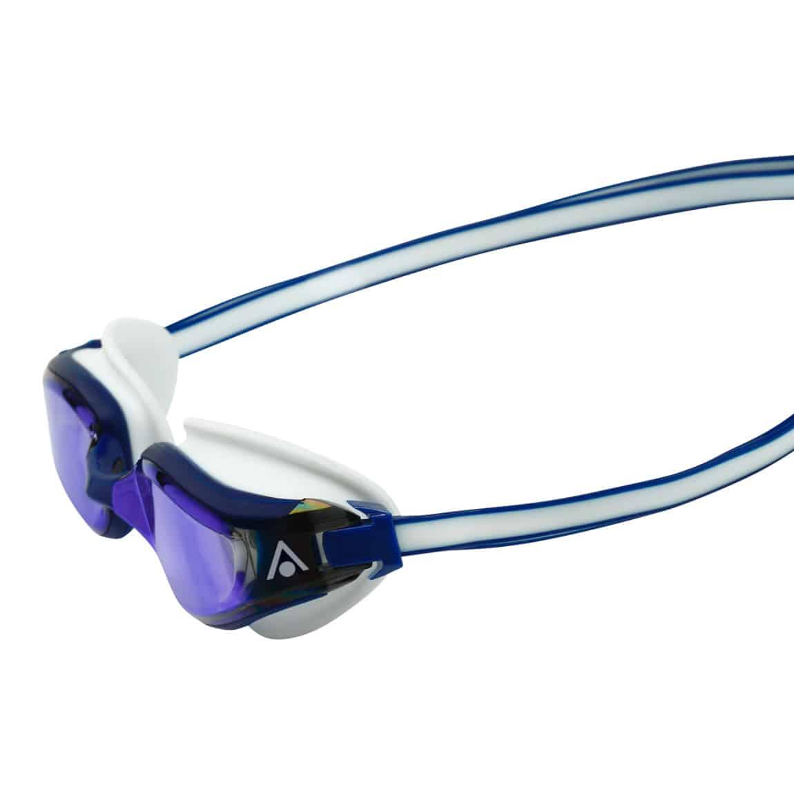 Aquasphere Zwembril Fastlane Blauw Titanium Mirror Blauw/Wit 5/5