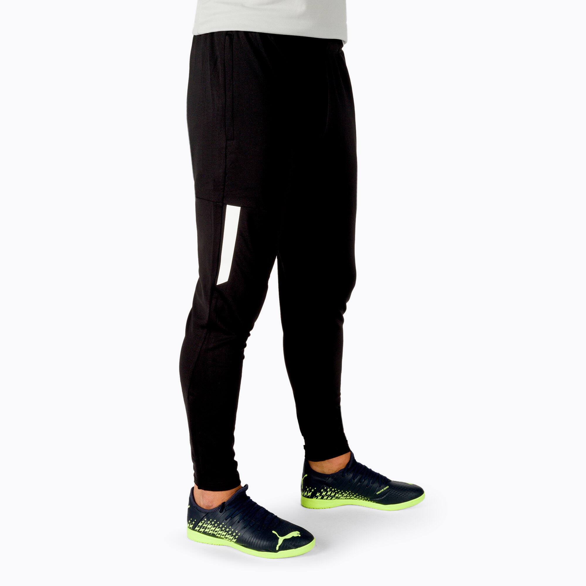 Pantaloni da calcio teamLIGA Pro da uomo PUMA Black White 4/6