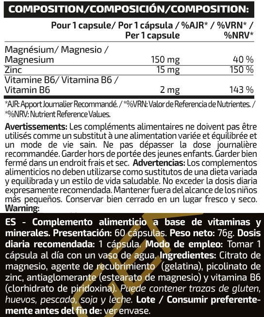 Zma b6 - 60 capsules de IO.Genix 2/2