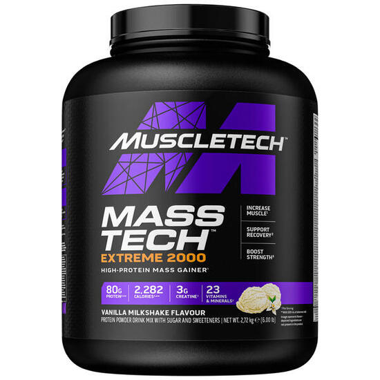 Hard gainer - Mass-Tech Extreme 2000 - Milkshake à la Vanille 2720g