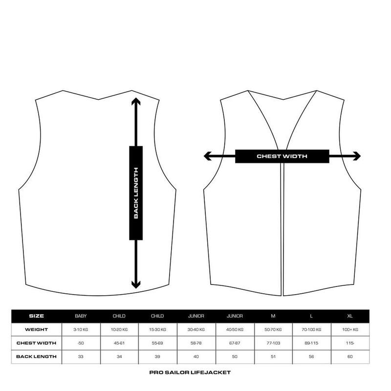 Pro Sailor Rettungsweste Erwachsene 100+kg