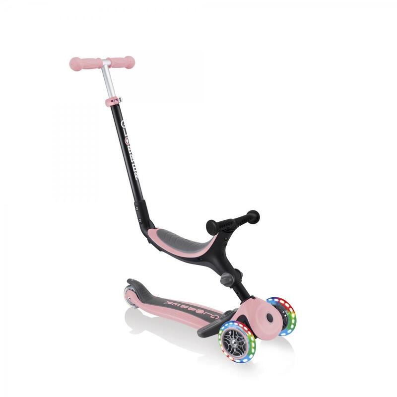 Trottinette évolutive GO-UP FOLDABLE PLUS LIGHTS Rose pastel