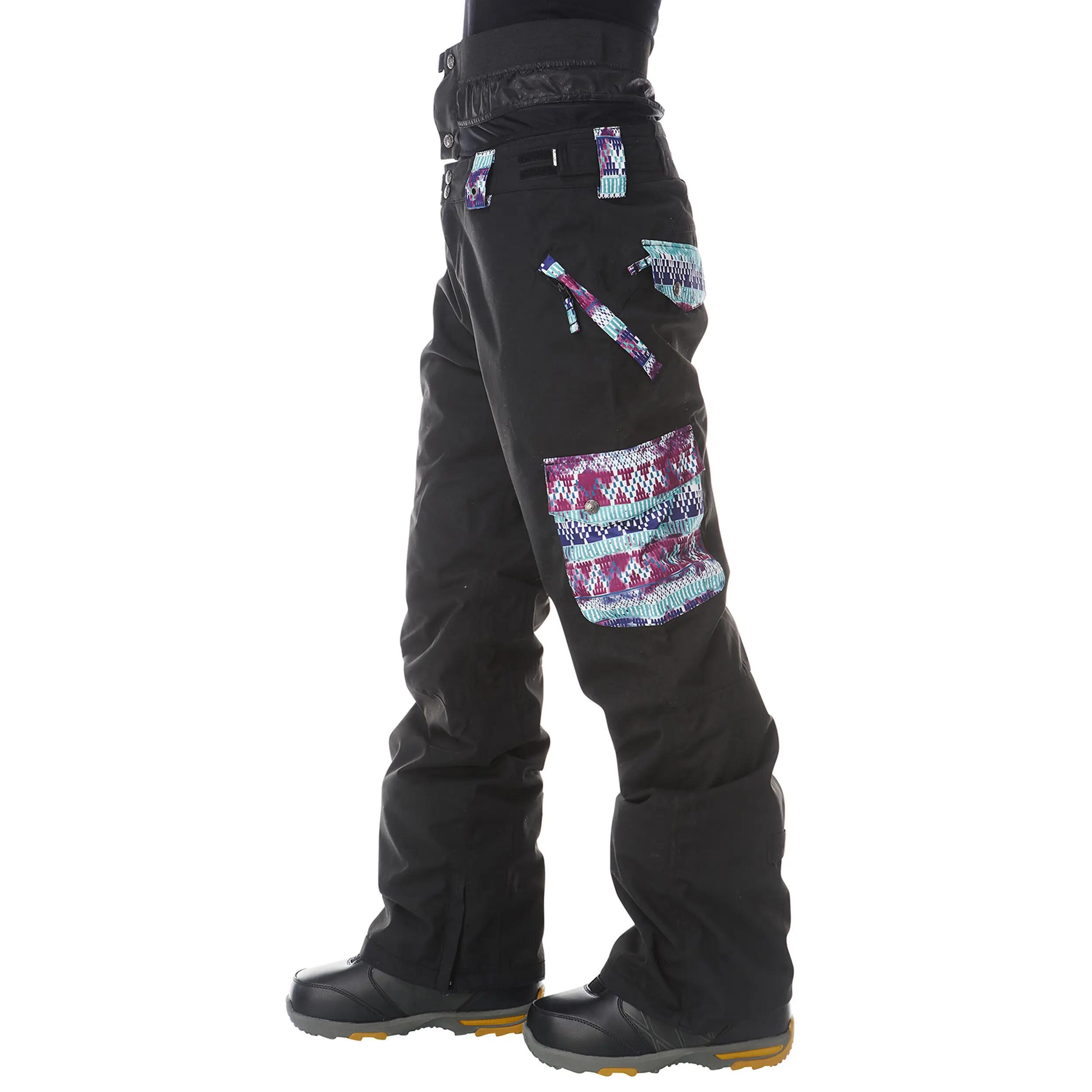 Ski-/Snowboardhose Damen - SWING EVO black tipi 3/5