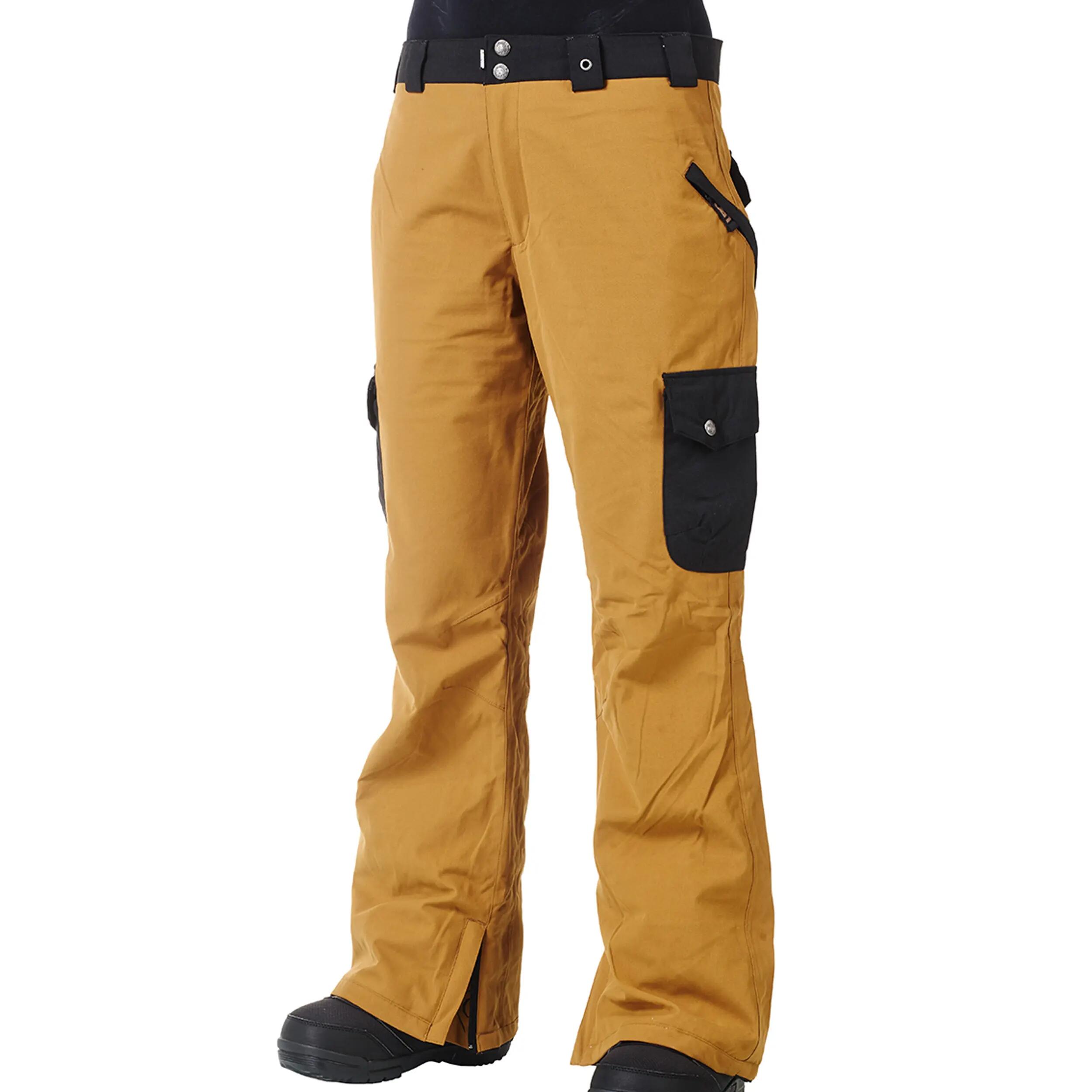 Ski-/Snowboardhose Damen - SWING bone brown 1/5