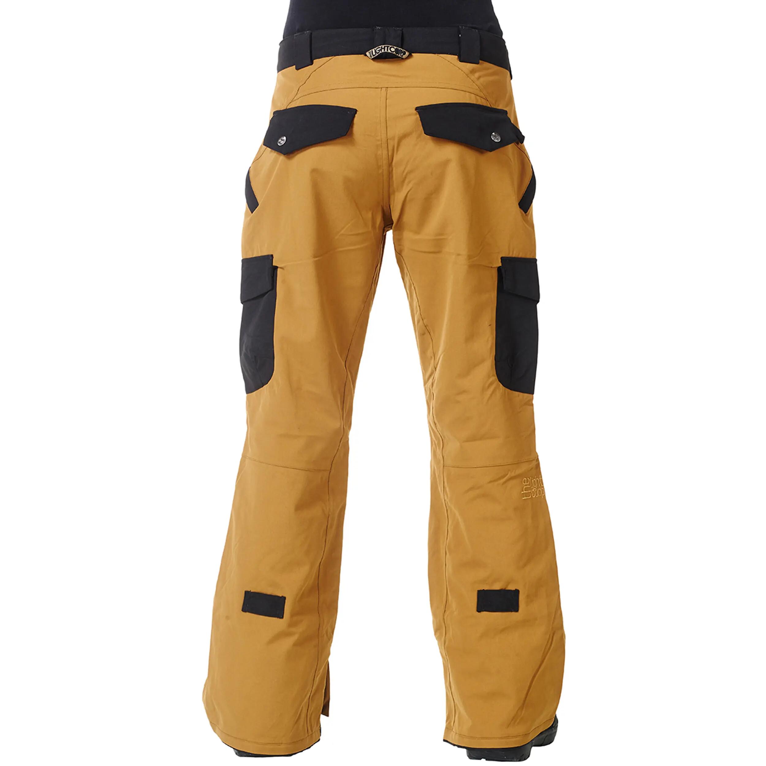 Ski-/Snowboardhose Damen - SWING bone brown 3/5