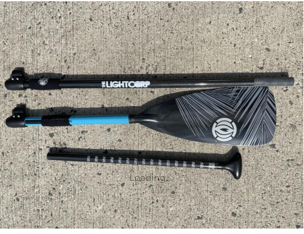 SUP Paddel Carbon-Glasfaser 3 teilig zerlegbar, 170-212cm verstellbar 3/3