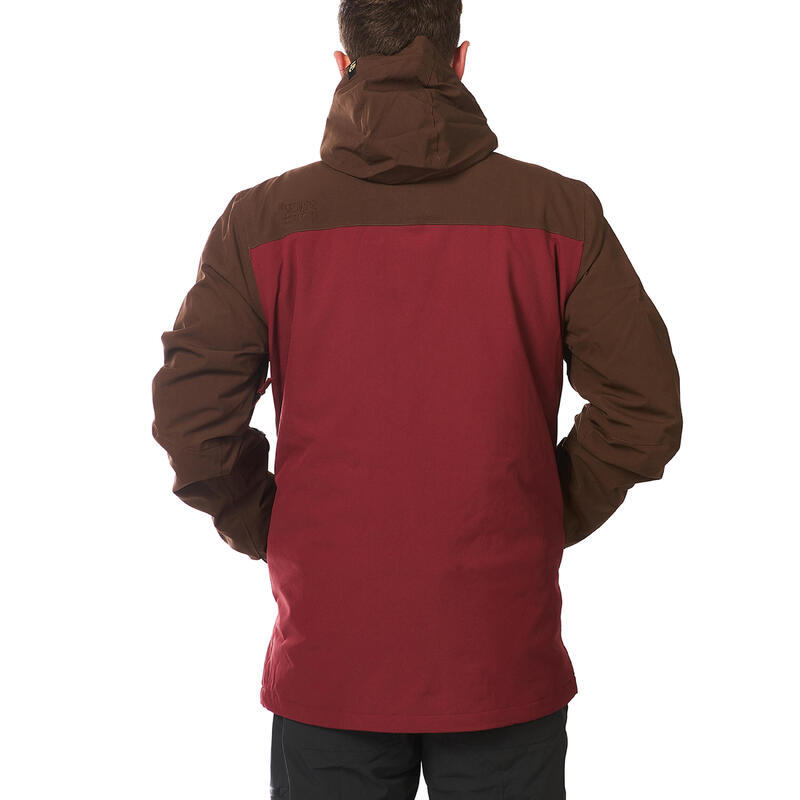 Ski-/Snowboardjacke Herren - STANLEY dark brown burgundy