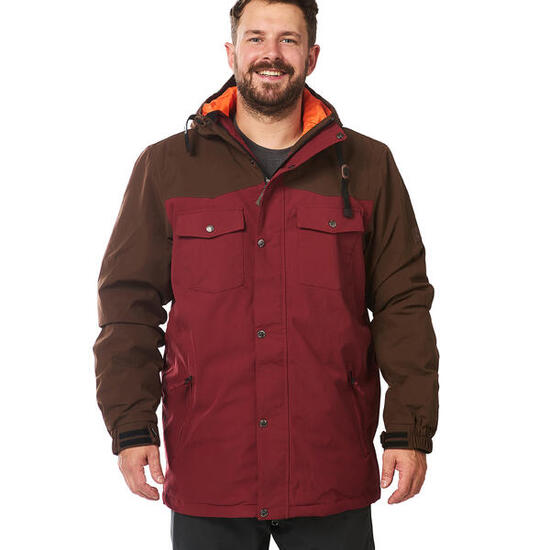 Ski-/Snowboardjacke Herren - STANLEY dark brown burgundy