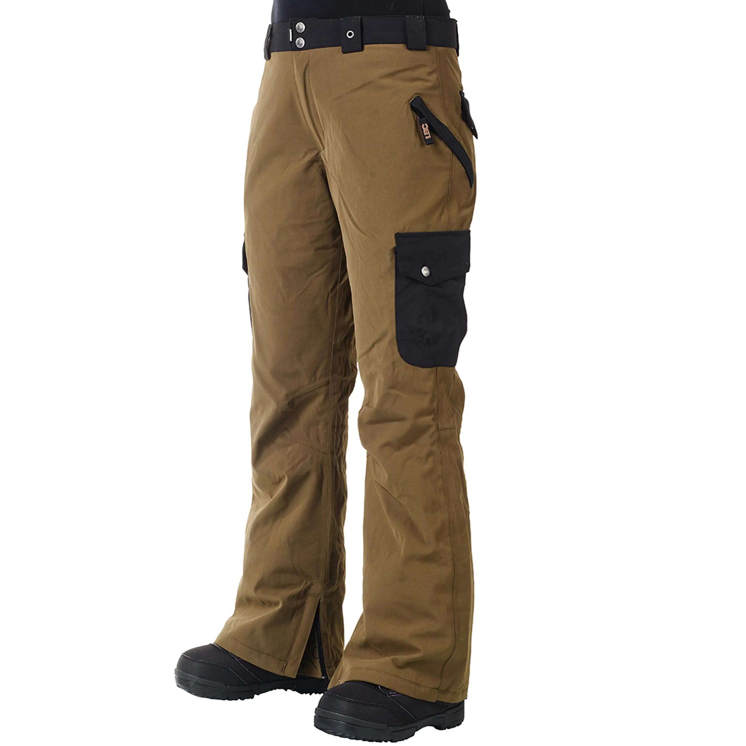 Ski-/Snowboardhose Damen - SWING military olive 1/5