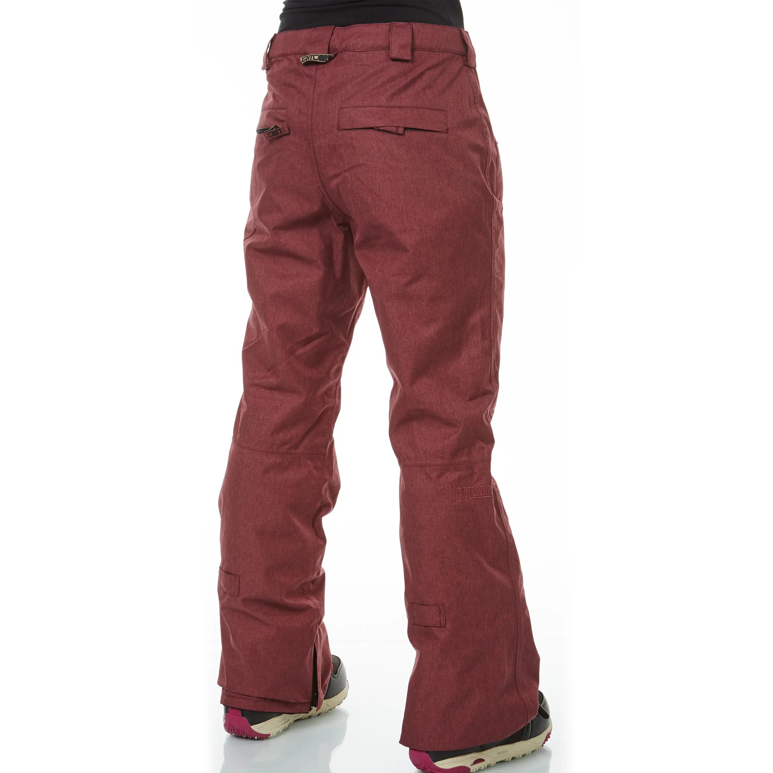 Ski-/Snowboardhose Damen - YOKO  burgundy melange 2/6