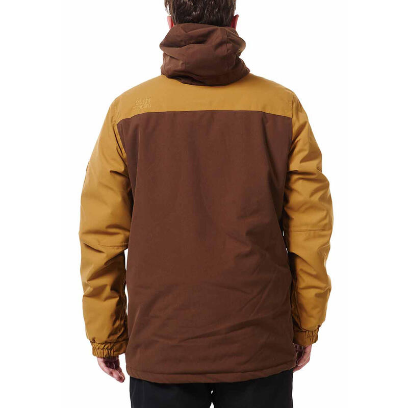 Ski-/Snowboardjacke Herren - STANLEY dark brown bone