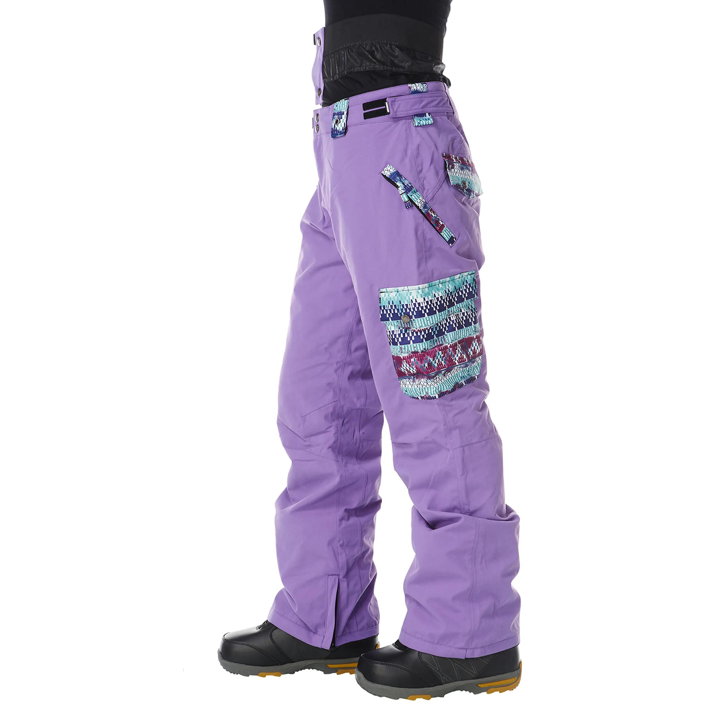 Ski-/Snowboardhose Damen - SWING EVO purple tipi 3/5