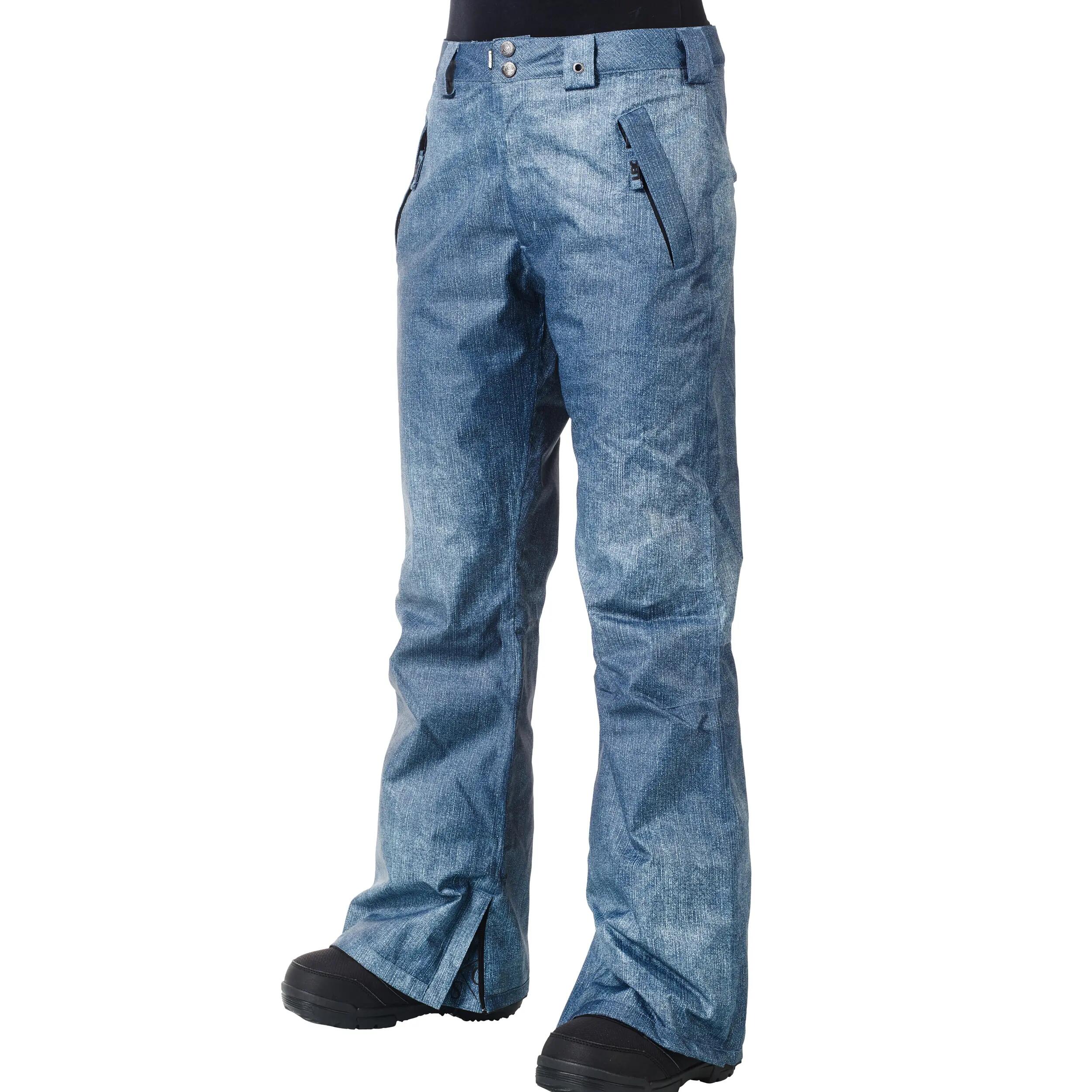 Ski-/Snowboardhose Damen - YOKO  denim 1/7