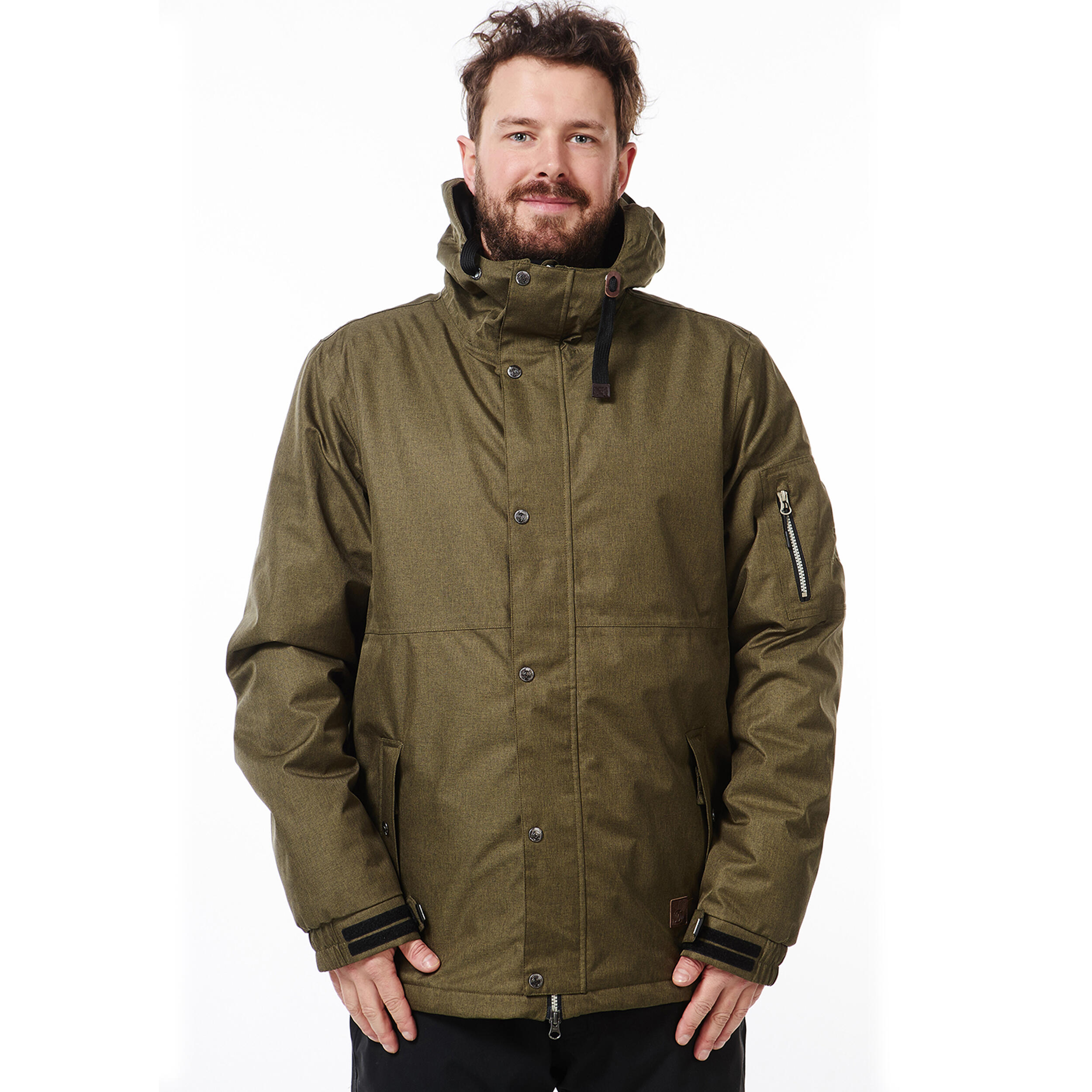 Ski-/Snowboardjacke Herren - WINDER olive 1/6