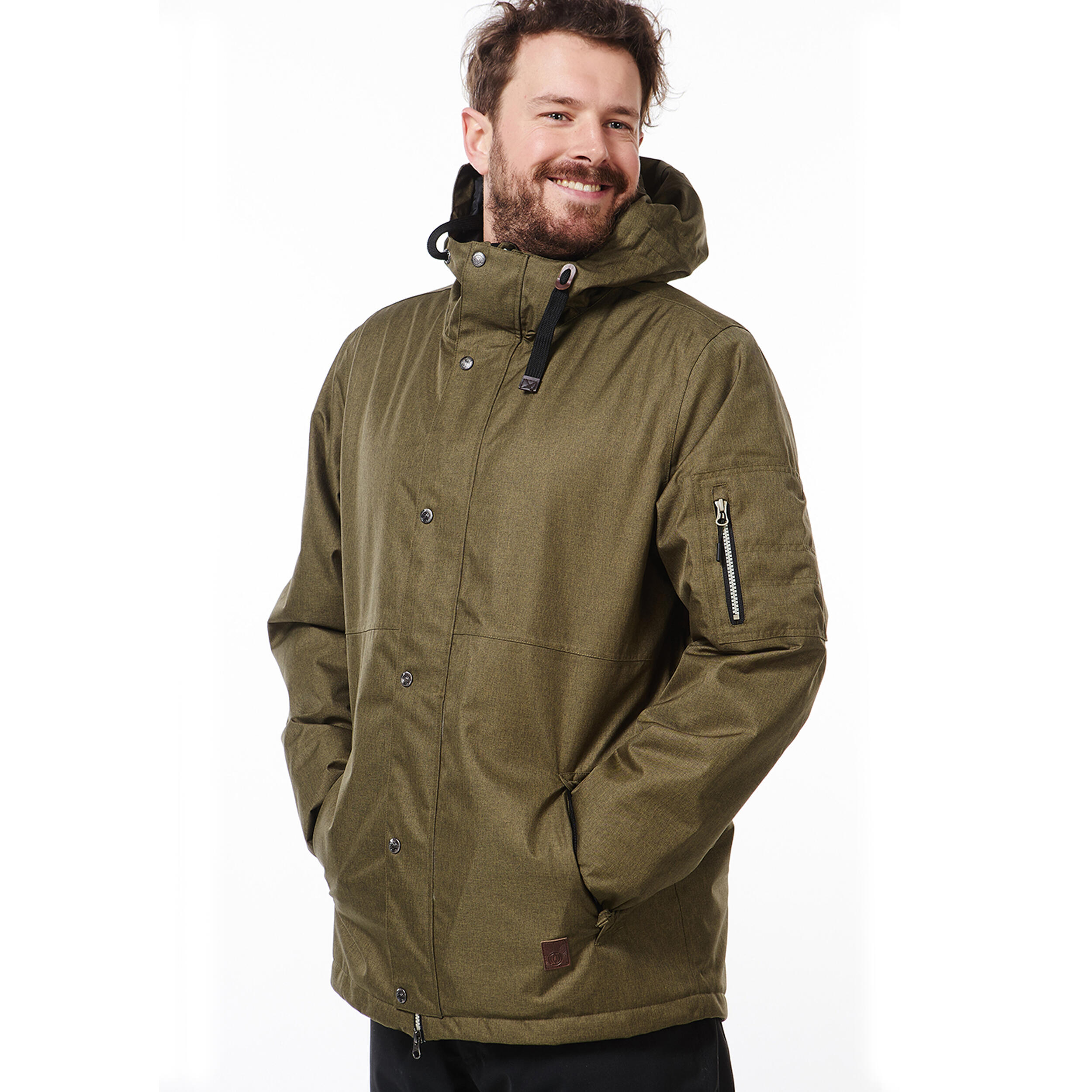 Ski-/Snowboardjacke Herren - WINDER olive 2/6