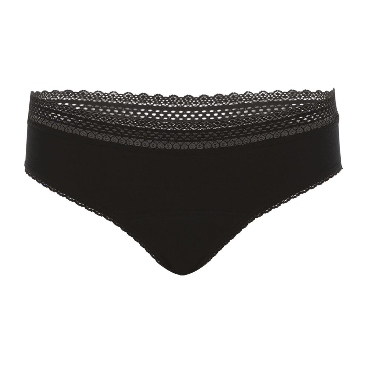 Athena - Slip Menstruel Femme Flux Modéré - Culotte - Noir - 44 L - Decathlon