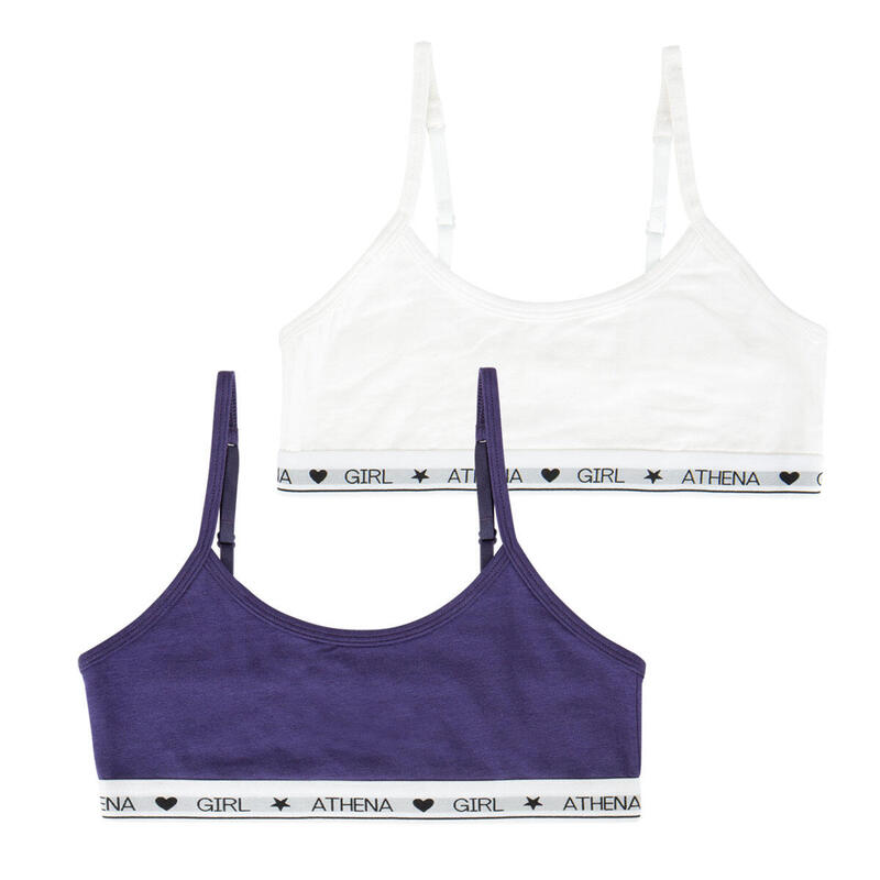 Lot de 2 brassières fille Coton Ultra Doux