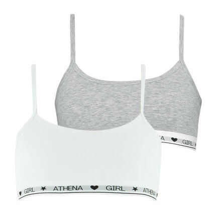 Lot de 2 brassières fille Coton Ultra Doux