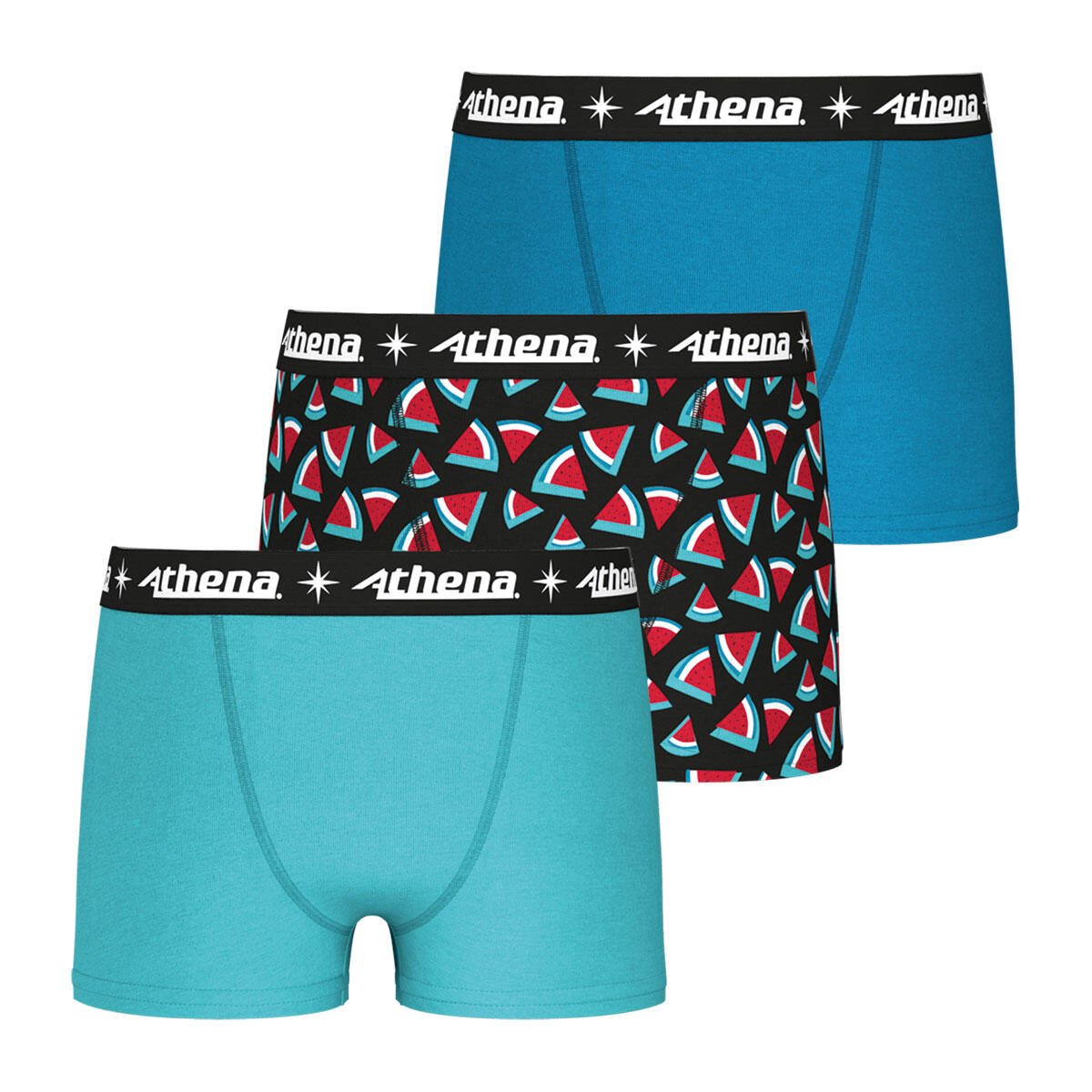 Lot de 3 boxers garçon Trio Pop 1/4