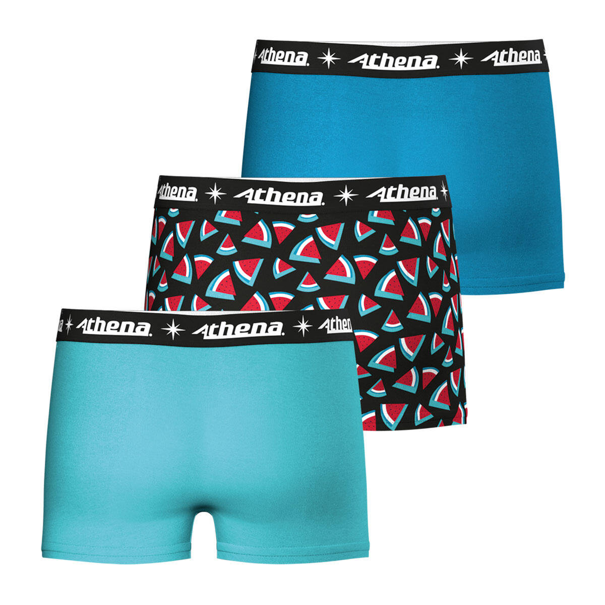 Lot de 3 boxers garçon Trio Pop 3/4